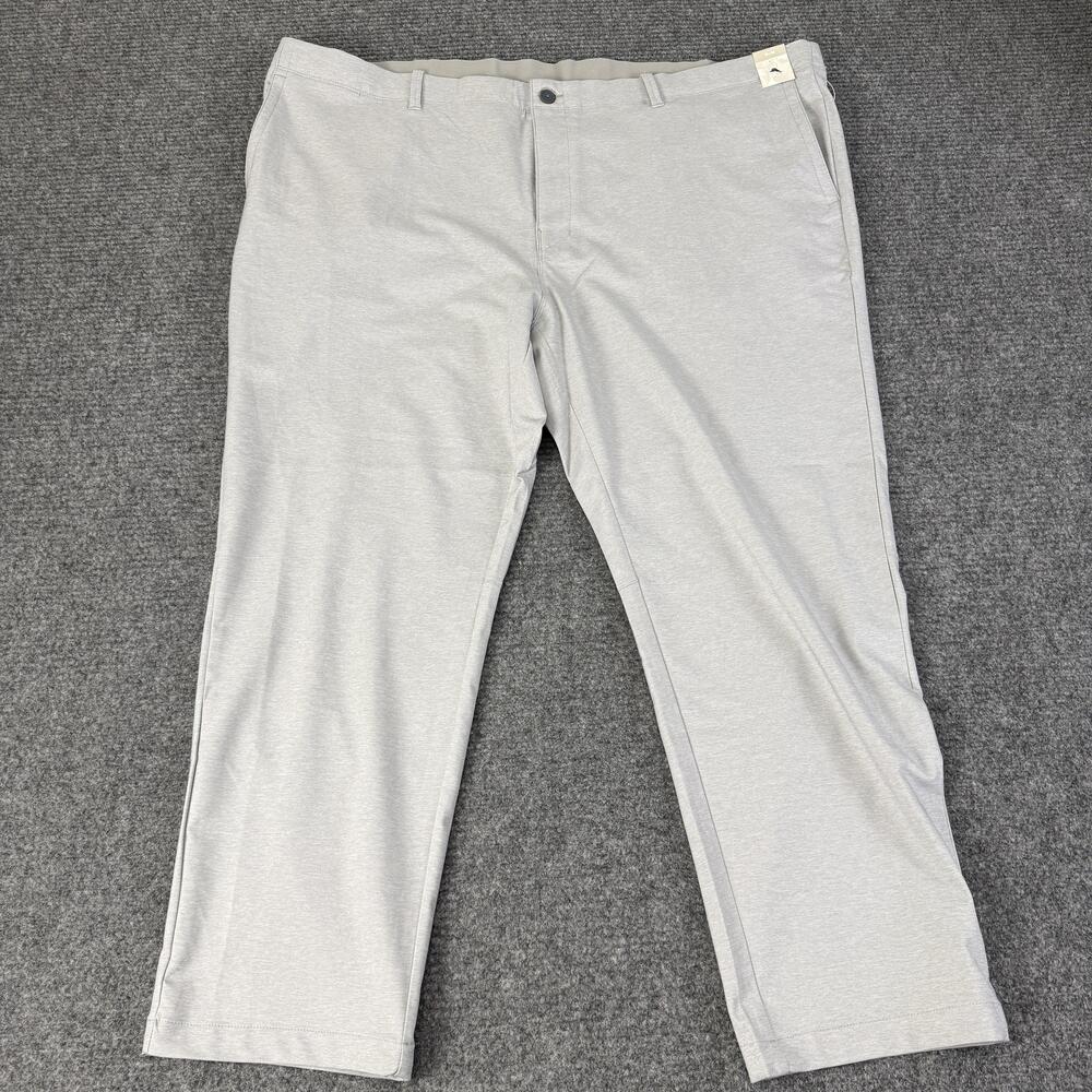 Tommy Bahama Pants Mens 50x30 Gray Island Zone On Par Performance Khakis Golf